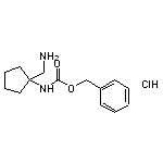 benzyl (1-(aminomethyl)cyclopentyl)carbamate hydrochloride