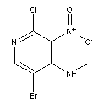 5-bromo-2-chloro-N-methyl-3-nitropyridin-4-amine