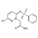 (Z)-2-(3-chloro-6-((phenylsulfonyl)imino)pyridazin-1(6H)-yl)acetamide