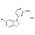 4-(6-bromoindolin-1-yl)pyrimidin-2-amine hydrochloride