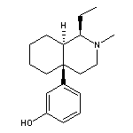 3-((1R,4aR,8aR)-1-ethyl-2-methyldecahydroisoquinolin-4a-yl)phenol