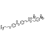 4-(3-(2,4-dinitrophenethoxy)-3-oxoprop-1-en-1-yl)phenyl 4-(4,4,4-trifluorobutoxy)benzoate