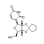 1-[(3a’R,4’R,6’R,6a’R)-4’-(Hydroxymethyl)tetrahydrospiro[cyclopentane-1,2’-furo[3,4-d][1,3]dioxol]-6’-yl]pyrimidine-2,4(1H,3H)-dione