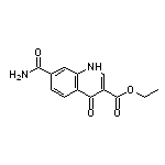 Ethyl 7-Carbamoyl-4-oxo-1,4-dihydroquinoline-3-carboxylate