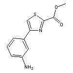 methyl 4-(3-aminophenyl)thiazole-2-carboxylate