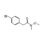 2-(4-Bromophenyl)-N-methoxy-N-methylacetamide