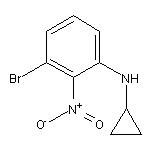 3-bromo-N-cyclopropyl-2-nitrobenzenamine