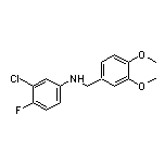 3-Chloro-N-(3,4-dimethoxybenzyl)-4-fluoroaniline