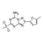 7-Amino-2-(5-methyl-2-furyl)-5-(methylsulfonyl)-[1,2,4]triazolo[1,5-a][1,3,5]triazine