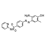 (E)-4-[(2-Amino-4-hydroxy-5-methylphenyl)diazenyl]-N-(2-pyridyl)benzenesulfonamide