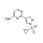 4-Amino-2-[1-(cyclopropylsulfonyl)-4-pyrazolyl]pyrimidine