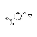 2-(Cyclopropylamino)pyrimidine-5-boronic Acid
