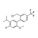 2’-(Chloromethyl)-4-fluoro-5-isopropyl-2-methoxy-4’-(trifluoromethyl)biphenyl