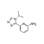 6-(4-Isopropyl-4H-1,2,4-triazol-3-yl)pyridin-2-amine