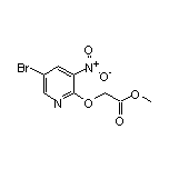 Methyl 2-[(5-Bromo-3-nitro-2-pyridyl)oxy]acetate