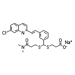 Sodium (E)-3-[[[3-[2-(7-Chloro-2-quinolyl)vinyl]phenyl][[3-(dimethylamino)-3-oxopropyl]thio]methyl]thio]propanoate