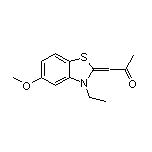 1-[3-Ethyl-5-methoxybenzo[d]thiazol-2(3H)-ylidene]-2-propanone