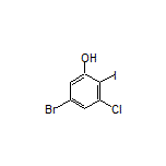 5-Bromo-3-chloro-2-iodophenol
