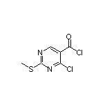 4-Chloro-2-(methylthio)pyrimidine-5-carbonyl Chloride