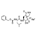 Sodium (2S)-2-[(S)-2-(Cbz-amino)-4-methylpentanamido]-1-hydroxy-3-(2-oxo-3-pyrrolidinyl)propane-1-sulfonate