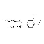 2-[3-Fluoro-4-(methylamino)phenyl]-6-hydroxybenzothiazole