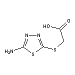 (5-Amino-[1,3,4]thiadiazol-2-ylsulfanyl)-acetic acid