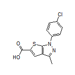 1-(4-Chlorophenyl)-3-methyl-1H-thieno[2,3-c]pyrazole-5-carboxylic Acid