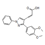 3-[3-(3,4-Dimethoxyphenyl)-1-phenyl-4-pyrazolyl]acrylic Acid