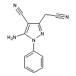 5-amino-3-(cyanomethyl)-1-phenyl-1H-pyrazole-4-carbonitrile