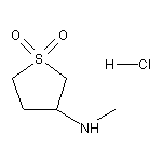 N-(1,1-dioxidotetrahydrothien-3-yl)-N-methylamine hydrochloride