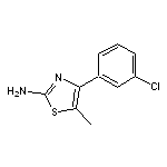 4-(3-chlorophenyl)-5-methyl-1,3-thiazol-2-amine