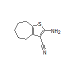 2-Amino-5,6,7,8-tetrahydro-4H-cyclohepta[b]thiophene-3-carbonitrile