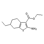 2-Amino-6-ethyl-4,5,6,7-tetrahydro-benzo[b]thiophene-3-carboxylic acid ethyl ester