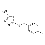 5-(4-Fluoro-benzylsulfanyl)-[1,3,4]thiadiazol-2-ylamine