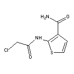 2-[(chloroacetyl)amino]thiophene-3-carboxamide