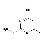 2-Hydrazino-6-methyl-pyrimidin-4-ol