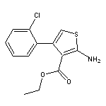 2-Amino-4-(2-chloro-phenyl)-thiophene-3-carboxylic acid ethyl ester