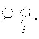 4-allyl-5-(3-methylphenyl)-4H-1,2,4-triazole-3-thiol