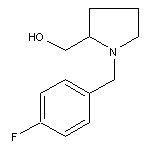 [1-(4-fluorobenzyl)pyrrolidin-2-yl]methanol