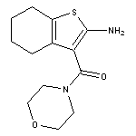 (2-Amino-4,5,6,7-tetrahydro-benzo[b]thiophen-3-yl)-morpholin-4-yl-methanone