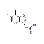 6,7-Dimethylbenzofuran-3-acetic Acid