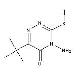 4-Amino-6-tert-butyl-3-methylsulfanyl-4H-[1,2,4]triazin-5-one