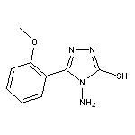 4-Amino-5-(2-methoxy-phenyl)-4H-[1,2,4]triazole-3-thiol