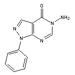 5-amino-1-phenyl-1,5-dihydro-4H-pyrazolo[3,4-d]pyrimidin-4-one