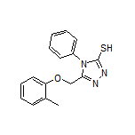 4-Phenyl-5-[(o-tolyloxy)methyl]-4H-1,2,4-triazole-3-thiol