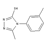 5-methyl-4-(3-methylphenyl)-4H-1,2,4-triazole-3-thiol