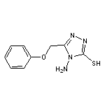 4-Amino-5-phenoxymethyl-4H-[1,2,4]triazole-3-thiol