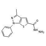 3-Methyl-1-phenyl-1H-thieno[2,3-c]pyrazole-5-carboxylic acid hydrazide