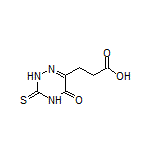 3-(5-Oxo-3-thioxo-2,3,4,5-tetrahydro-1,2,4-triazin-6-yl)propanoic Acid