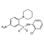 5-Amino-N-(2-chloro-phenyl)-2-piperidin-1-yl-benzenesulfonamide